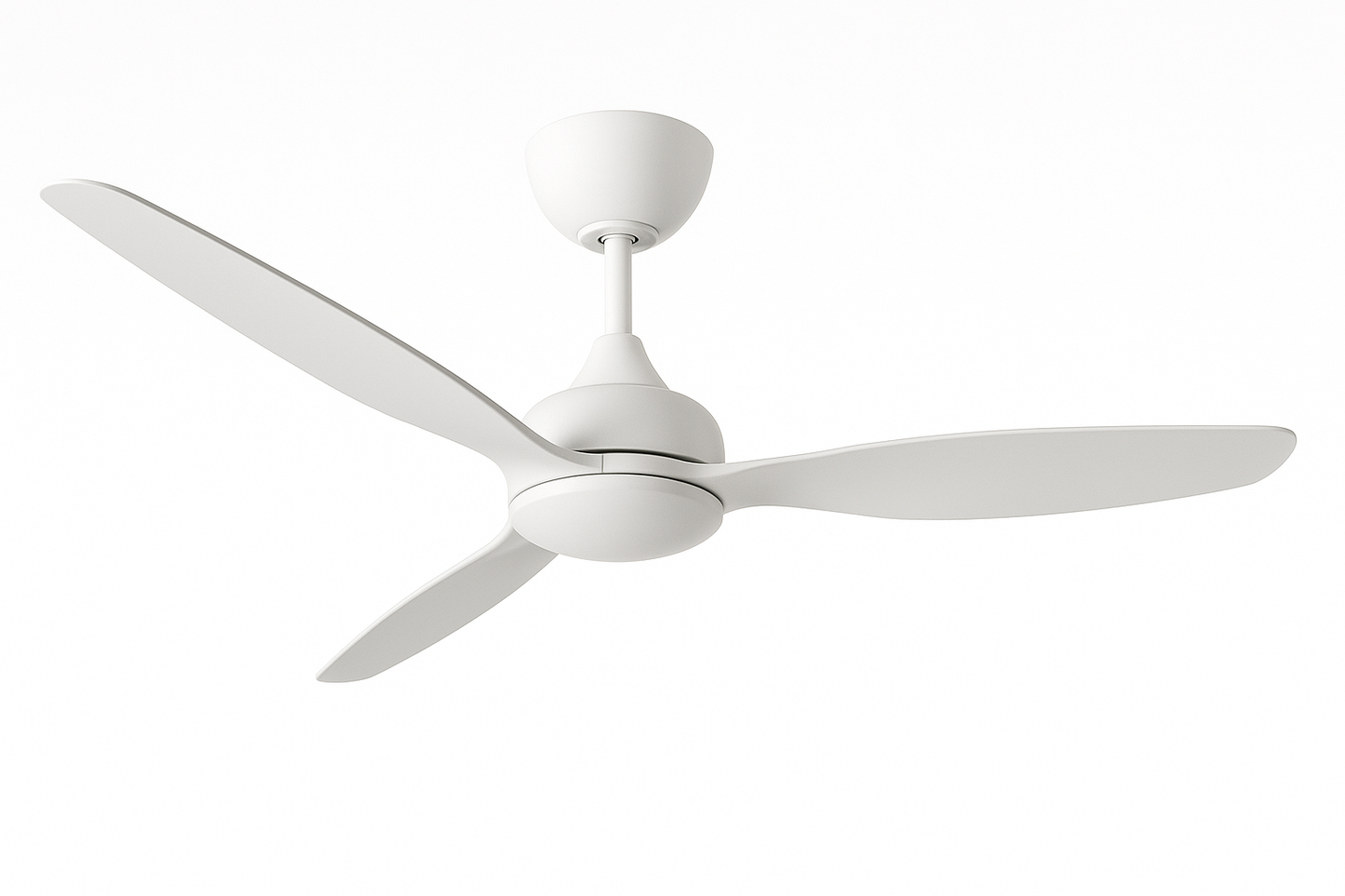 Brasseur d'Air blanc lame ABS DC 132 cm