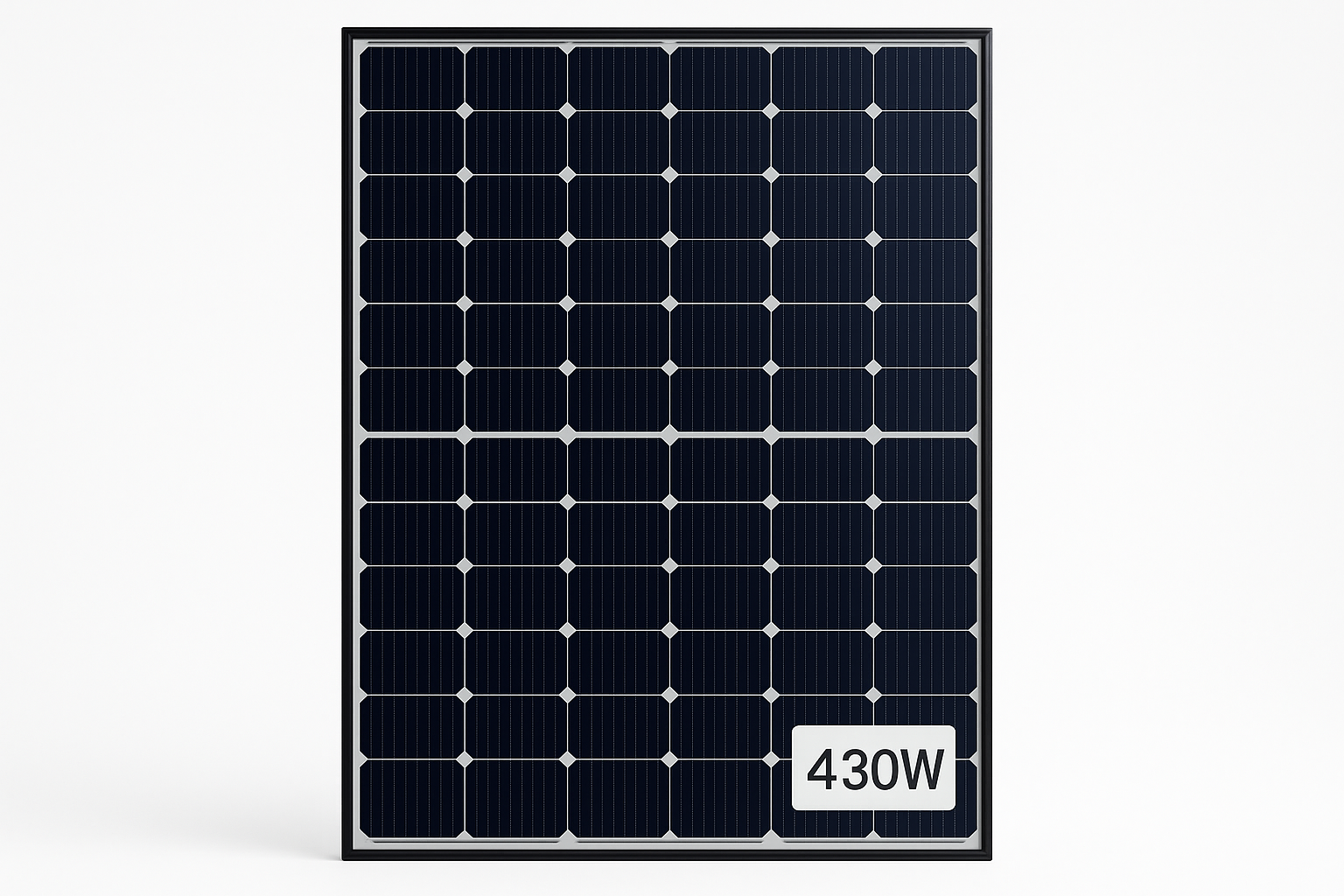 1 seul panneau de 430 watts