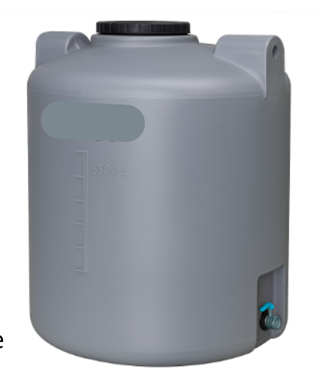 Citerne ACS Tampon ou Eau de pluie de 3300 L – Multi-usages