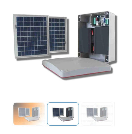 🔐 Kit Solaire pour Motorisation de Portail Électrique – Coulissant ou à Battant