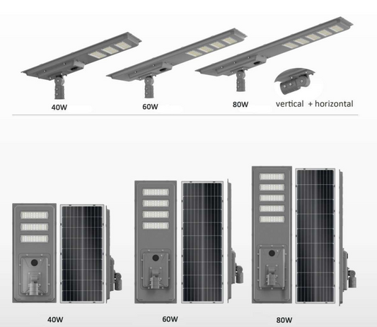 Lampadaire Solaire IP67 – 1000 Watts Éclairage Puissant & Autonome pour Extérieur