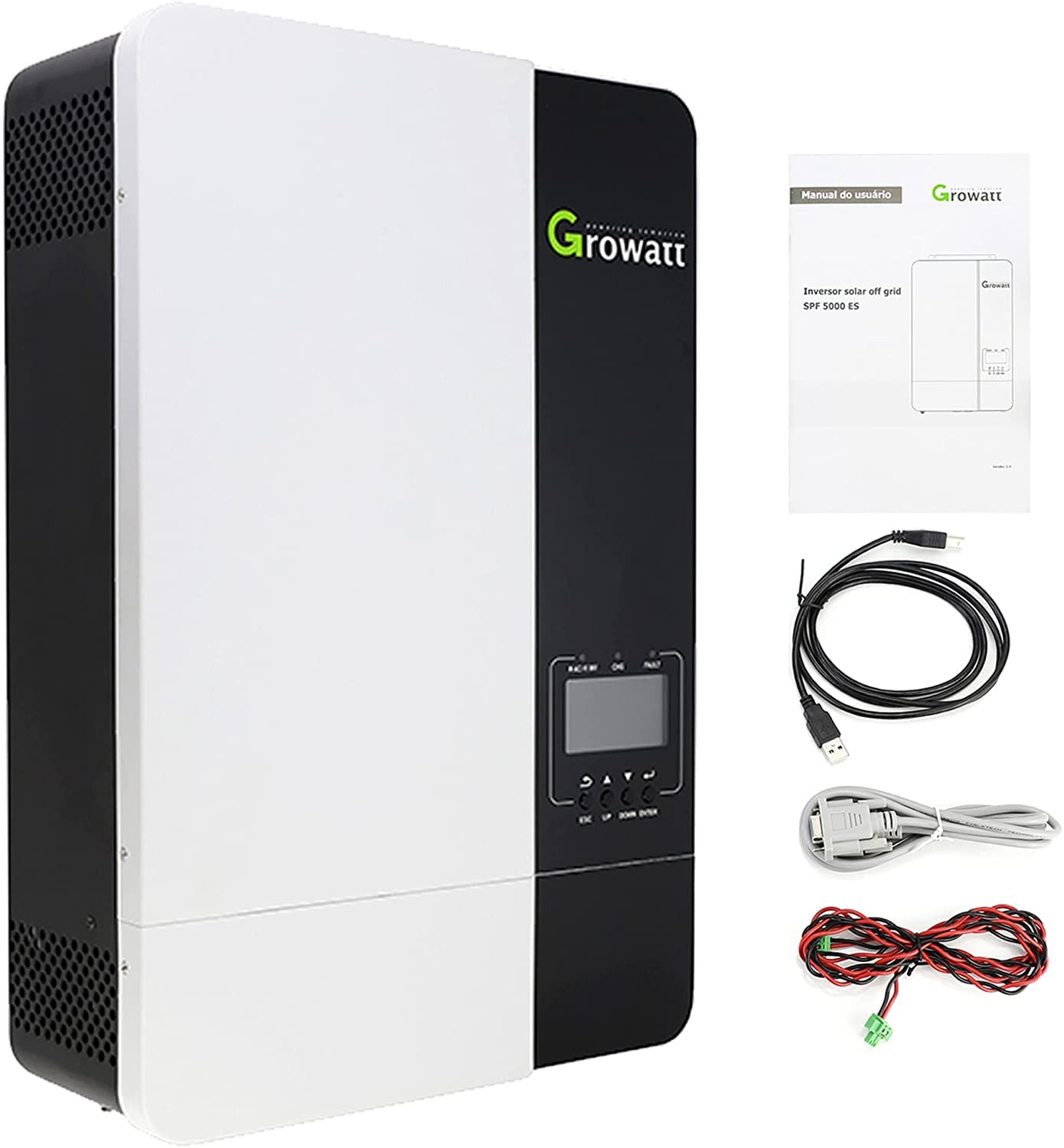 ☀️ Onduleur Solaire Hybride 6 kW – Régulateur MPPT intégré – Nouvelle Génération Intelligente