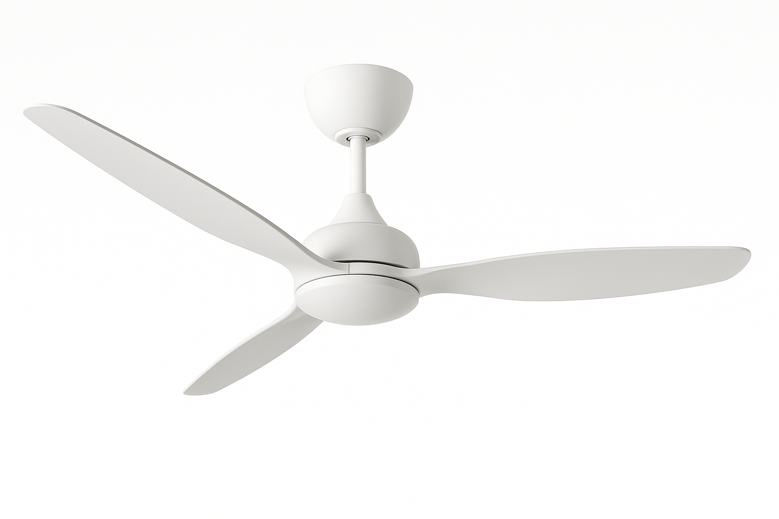 Brasseur d'Air blanc lame ABS DC  132 cm