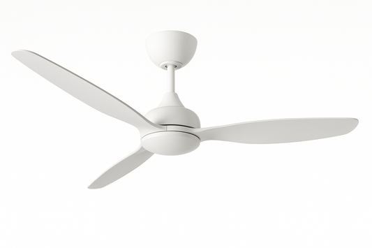 Brasseur d'Air blanc lame ABS DC  132 cm
