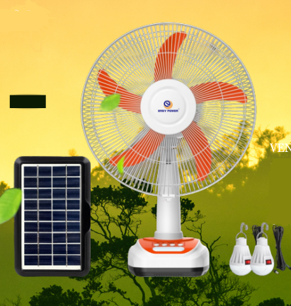 Ventilateur solaire mural