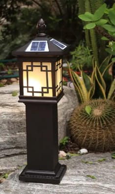 🌞 Lampe de Jardin Solaire -Type C